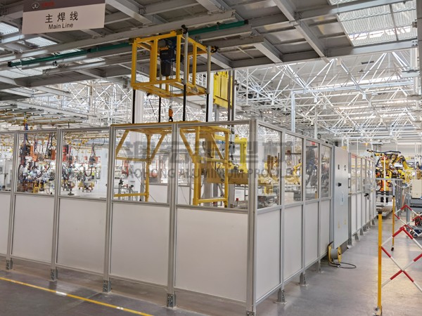 智能生產(chǎn)線防護圍欄 智能生產(chǎn)線防護圍欄